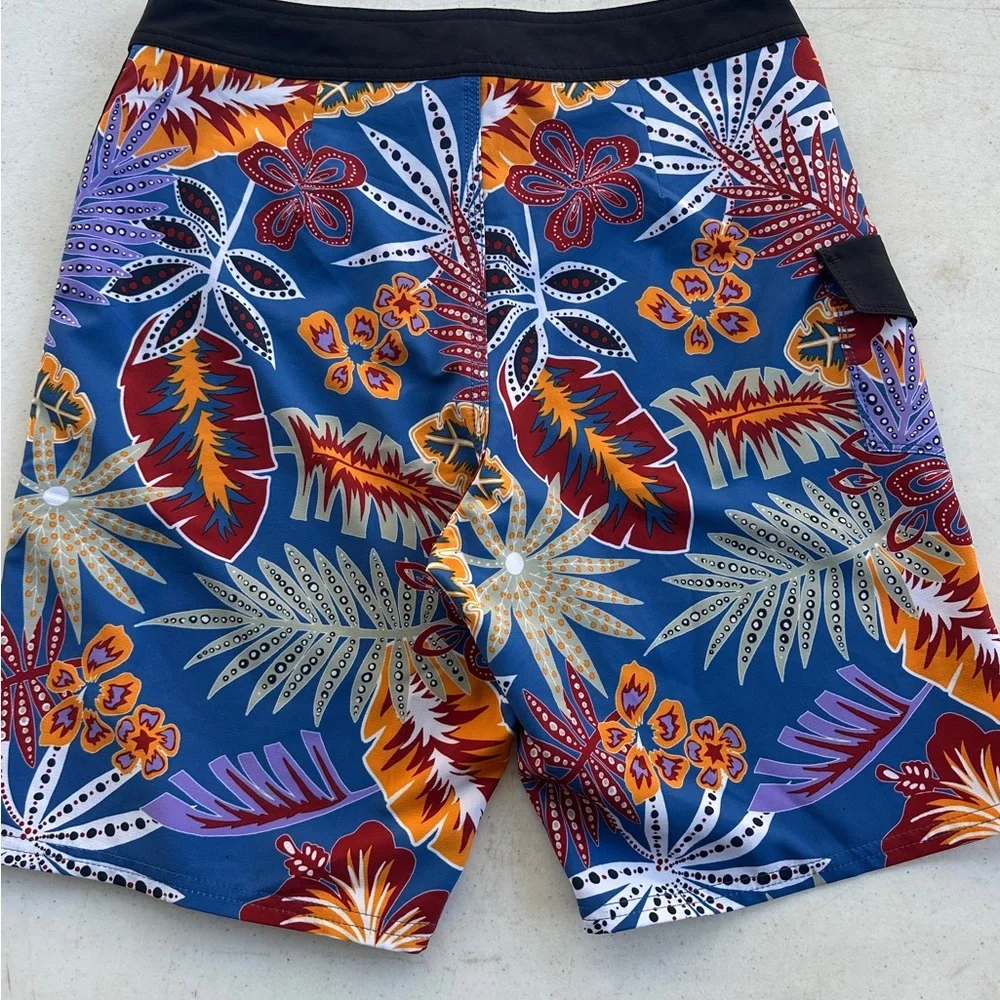RVCA Men's Eastern Floral Board Shorts Swim Trunks Size 28